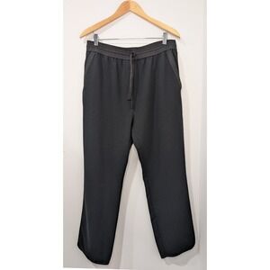 Kenneth‎ Cole New York Black Elastic Waist Straight Leg Pants Women L